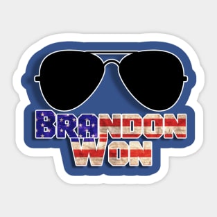 Brandon Won Sticker